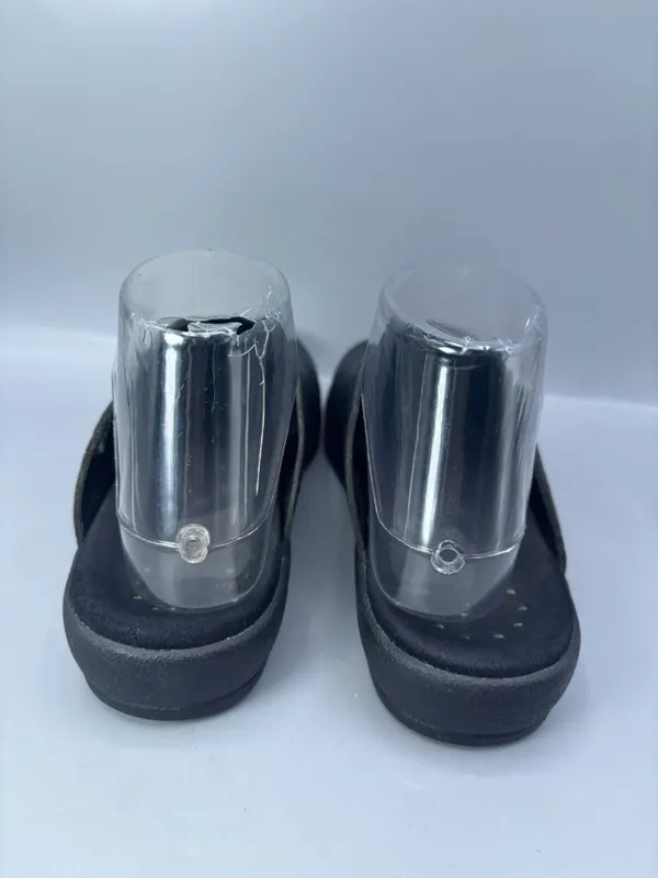 Mephisto Air-Relax Comfort Shoes Womens US 8 Black Leather Round Toe Slip On - Image 4