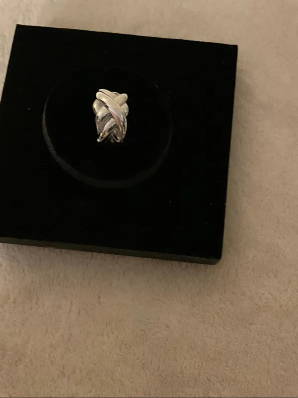 Polished Twisted Knot Ring - Image 2