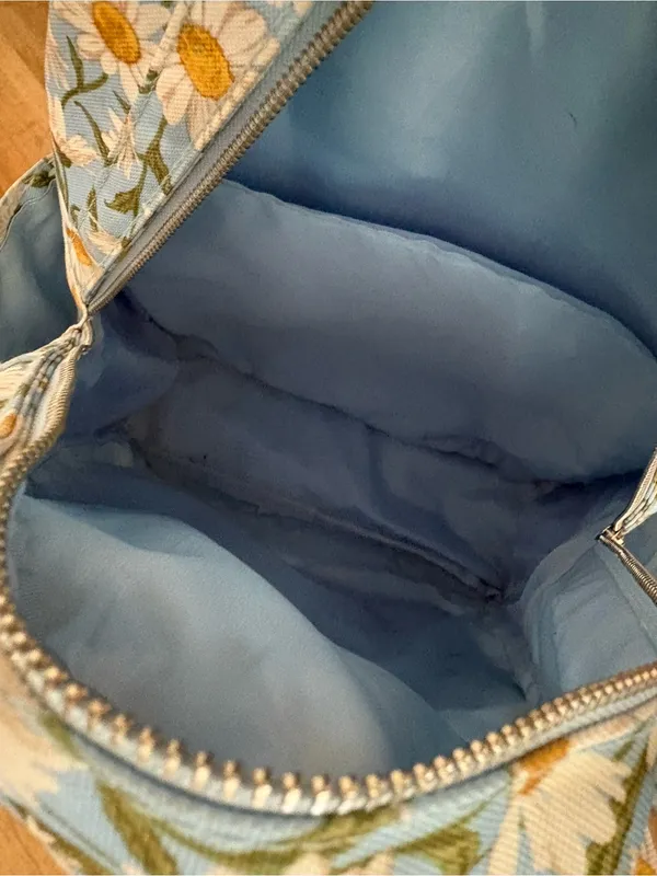 Daisy print backpack Blue - Image 14