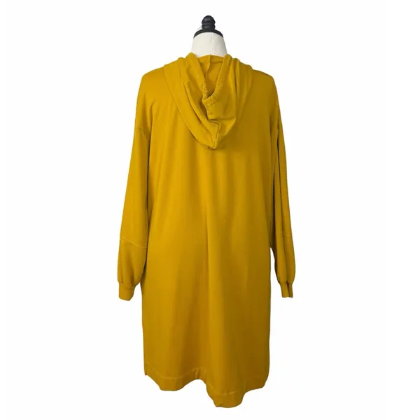 Koolaburra by UGG Women’s Size XL Hooded Sweatshirt Dress Mustard Yellow Lounge - Image 5