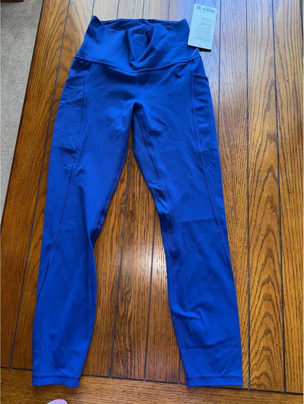 Lululemon Align With Pockets High Rise 25” Clubhouse Blue Size 6 NWT - Image 3