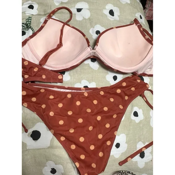 Shade and shore polka dot bikini set - Image 2