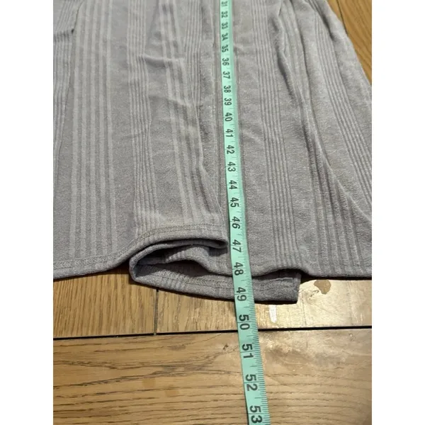 UMGEE Sweater Duster Side Slits Gray Color‎ Ribbed Cardigan Boho Hippie Medium - Image 5
