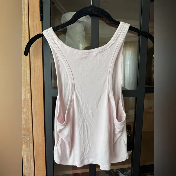 Aritzia Sunday Best ReRib tank top ribbed scoop crop sinch seamless lilac bloom - Image 3