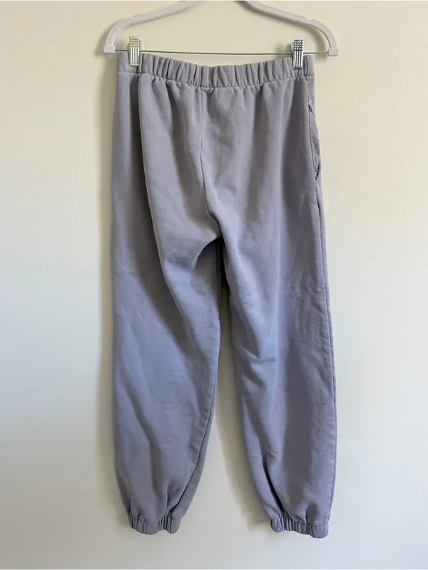 Brandy Melville John Galt Joggers Size Small Sweatpants Gray Purple Blue NWOT - Image 6