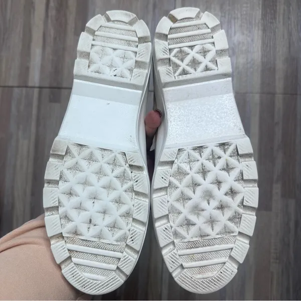 Sincerely Jules Vespa Z High-Top Cream Canvas Platform Sneakers Women’s 8.5 - Image 6