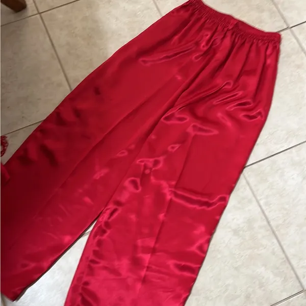Victoria’s Secret Red Satin Intimate Outfit - Image 4