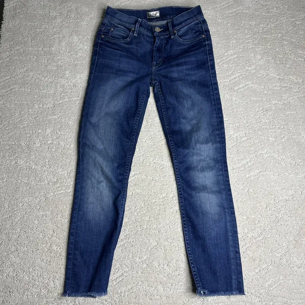 Women's MOTHER 25 The Muse‎ Bitten & Smitten Skinny Jeans Cropped - Image 3