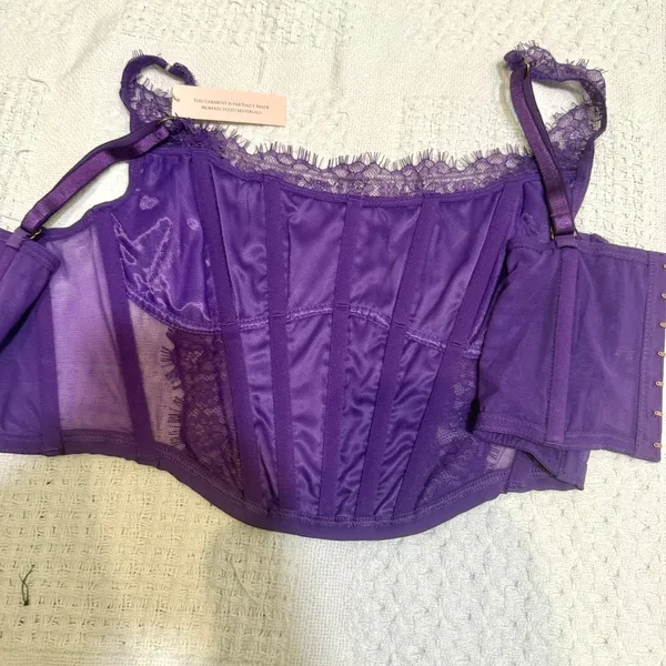 Victoria's Secret large Dream Angels lace corset top BC 3192 - Image 8