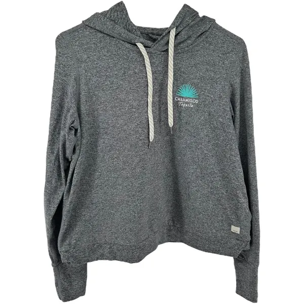 Vuori Halo Essential Hoodie DreamKnit Casamigos Relaxed Wicking Heather Gray M - Image 2