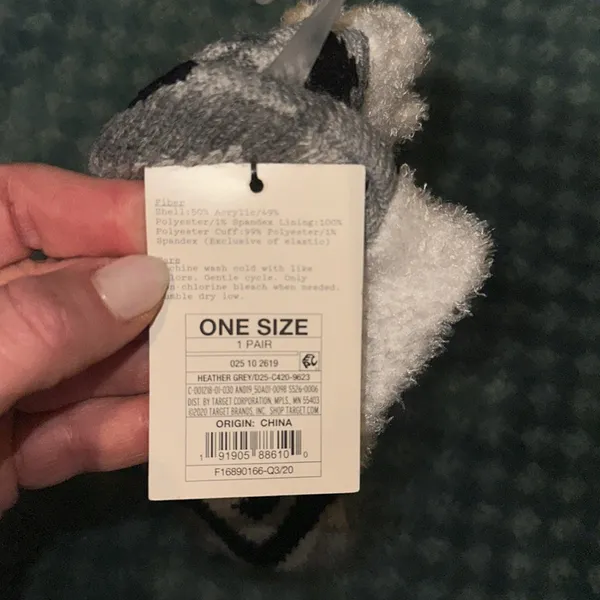 A New Day Slipper socks with grips one size NWT - Image 7