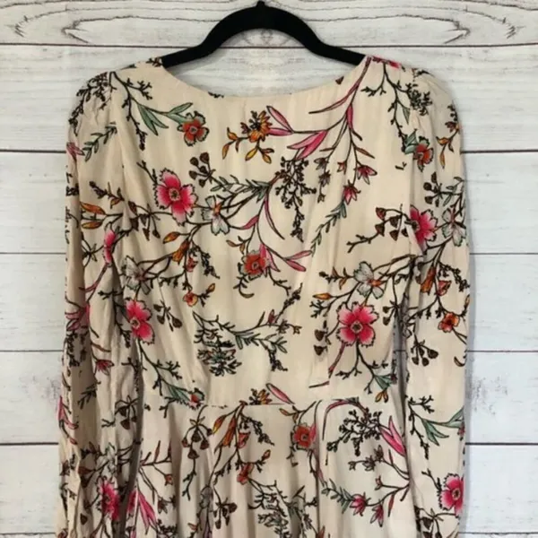 UO Ecote Rosalinda Floral Long Sleeve‎ Dress 4 - Image 6