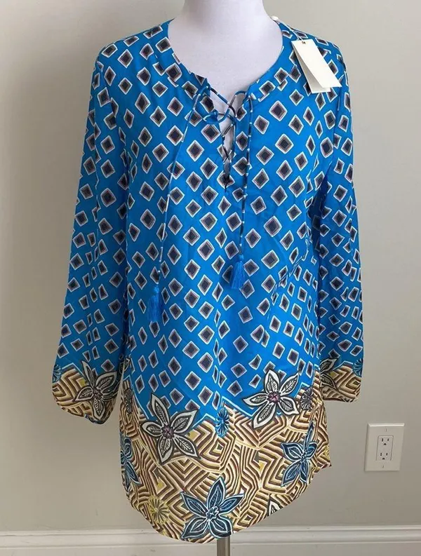 Tory Burch Jacinta Lace Up Beach Tunic - Image 2