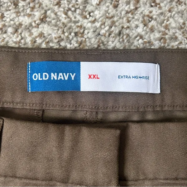 🦋 Old Navy Women's Brown Shorts High Rise Casual Neutral XXL Summer Vacation - Image 2