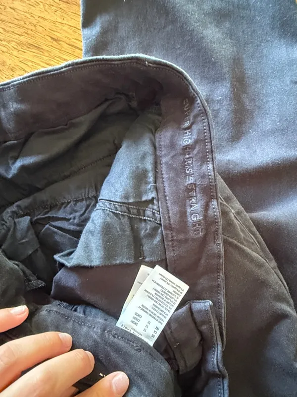 American Eagle Super High Rise Straight Pants - Image 2