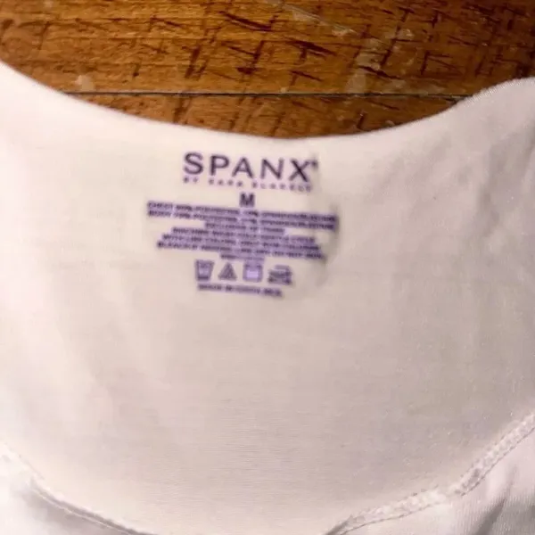 Spanx shapewear white scoop neck M cami - Image 2
