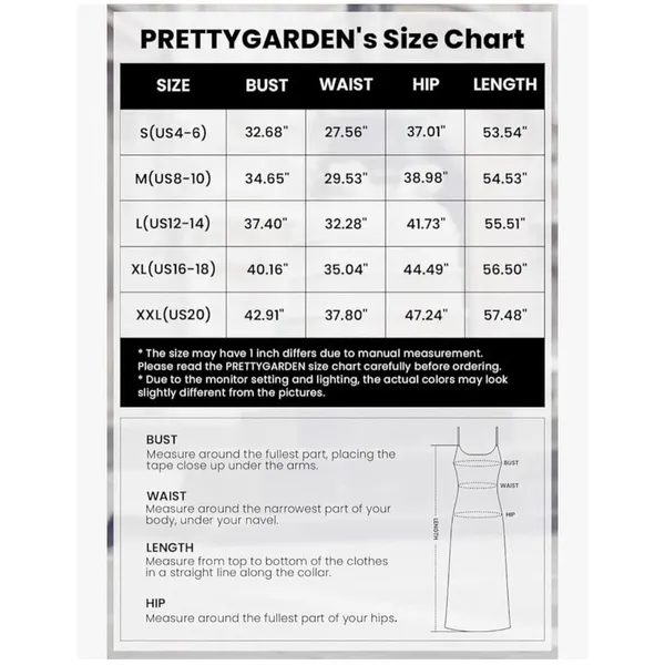PRETTYGARDEN NEW Bodycon Spaghetti Strap Sleeveless Back Slit Maxi Dress M - Image 5