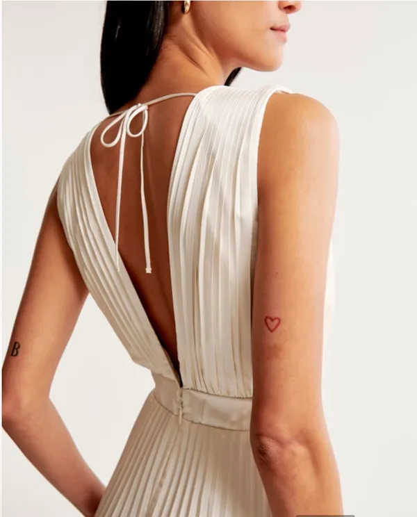 Abercrombie & Fitch Gisele Pleated Jumpsuit - Image 5