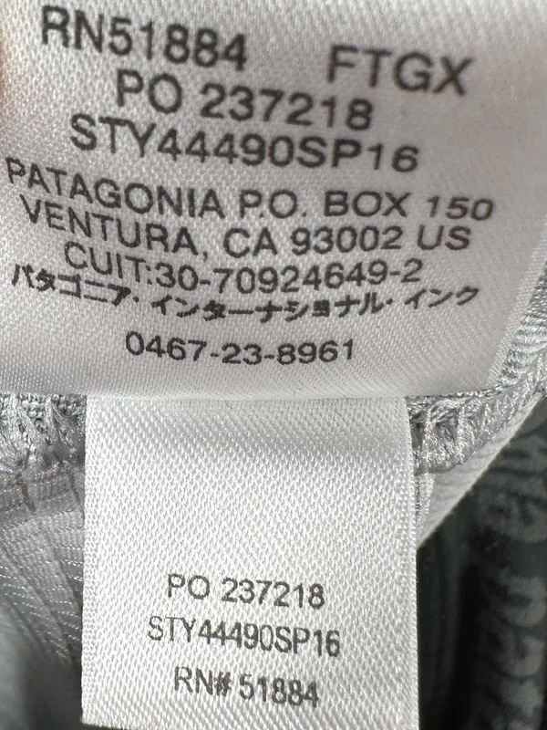 Patagonia‎ Capilene Midweight Bottoms Women XS Gray Polartec 44490 - Image 9