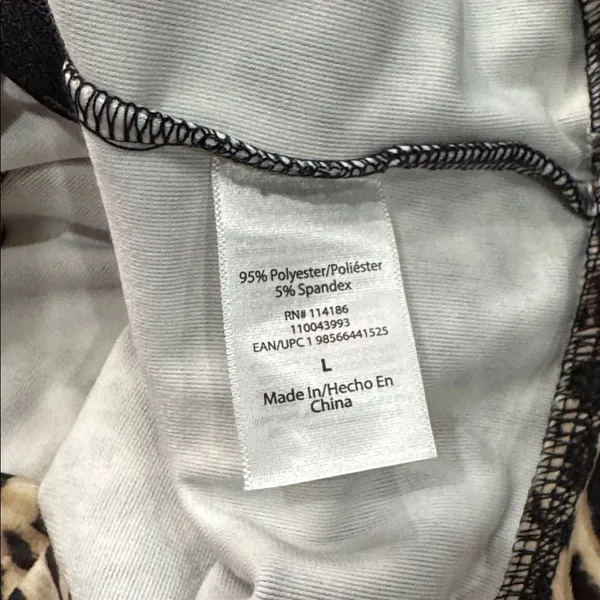 NWT Juicy Couture Ocelot Velour Animal Print Tracksuit Hoodie & Shorts Set Y2K L - Image 7