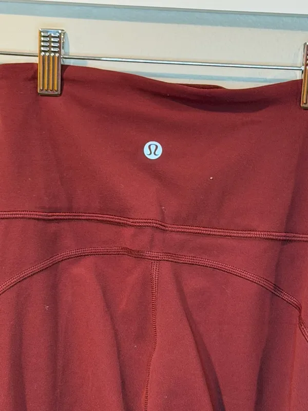 Lululemon Flare Pants Maroon - Image 5