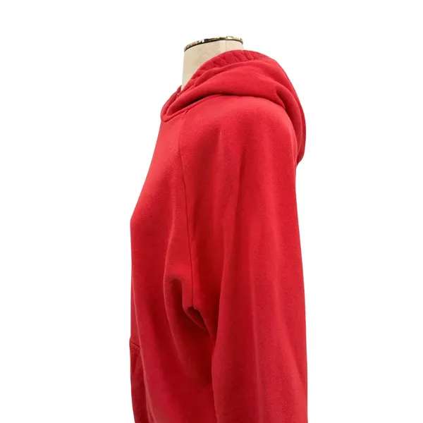 Ninety‎ Percent Organic Cotton Pullover Hoodie Red Relaxed Size Large - Image 5