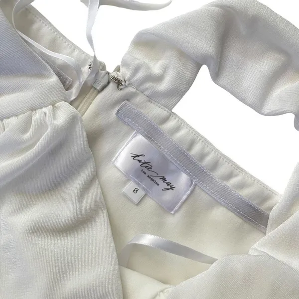 Katie‎ May Carter Gown in Ivory - Image 10
