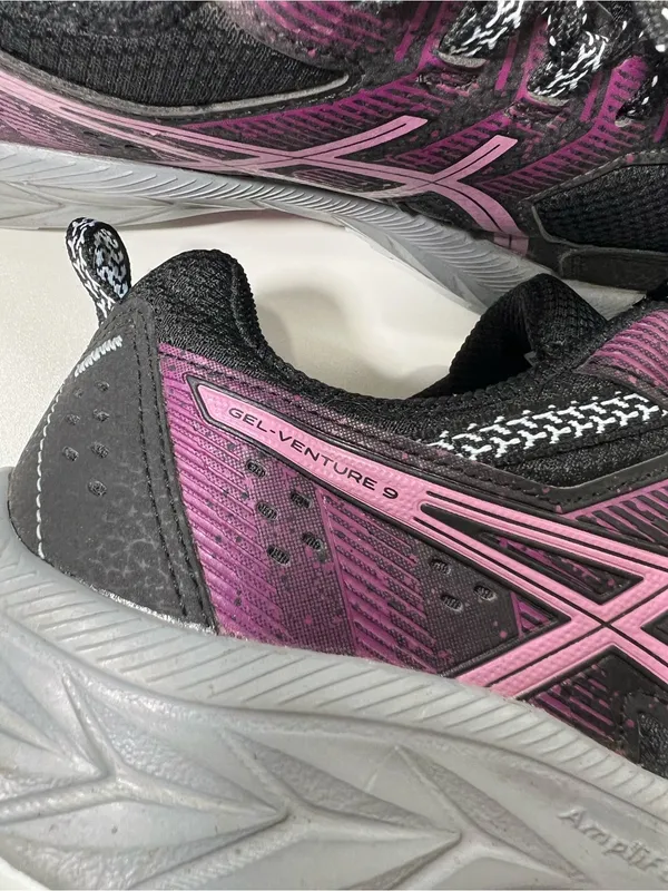ASICS GEL-Venture 9 Black Soft Berry Women's Trail Running Shoes size 8 - Image 7