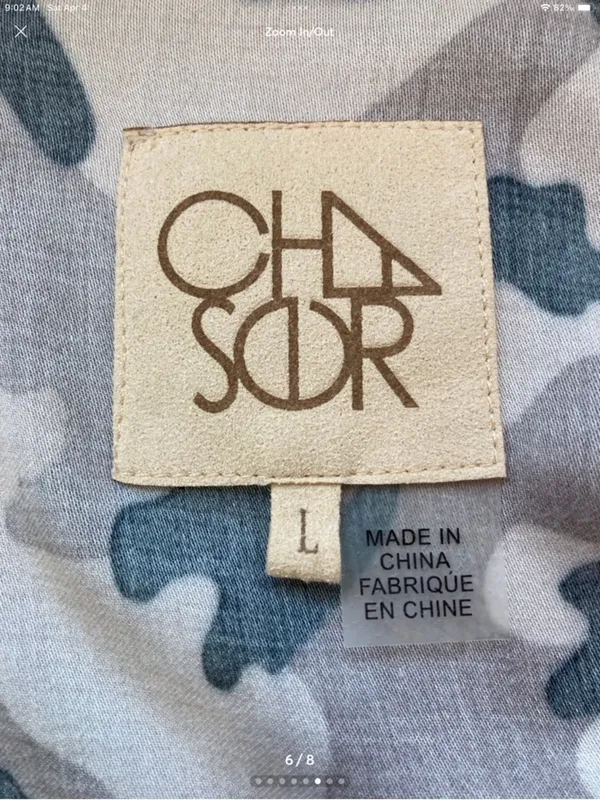 Chaser Camouflage Open Front Jacket in Taupe, Olive & Black - Image 3