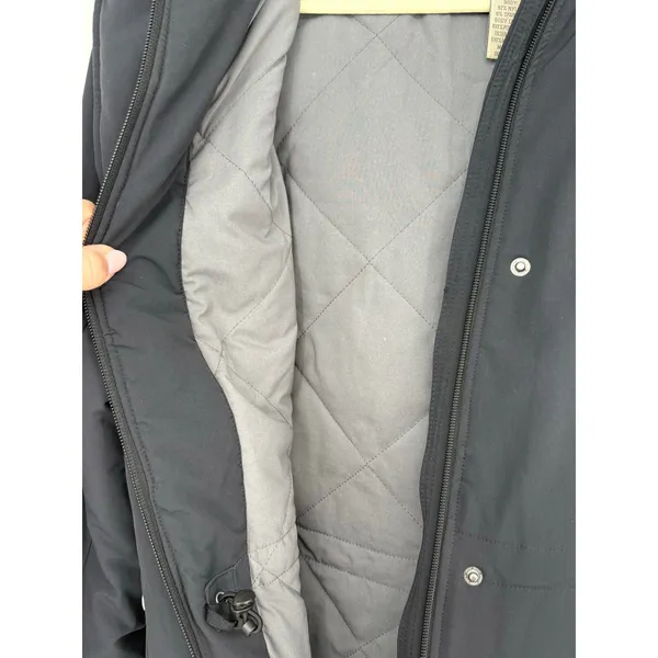 Duluth Trading Co Black Hills Water Repellent Hooded Parka Gray Women’s M - Image 5