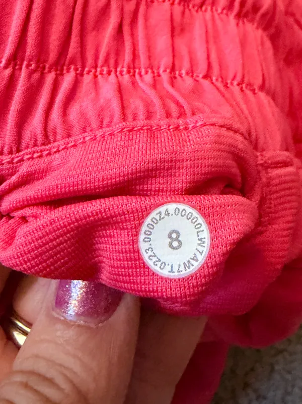 Lululemon Hotty Hot High-Rise Lined Shorts 4” Pink Size 8 - Image 12