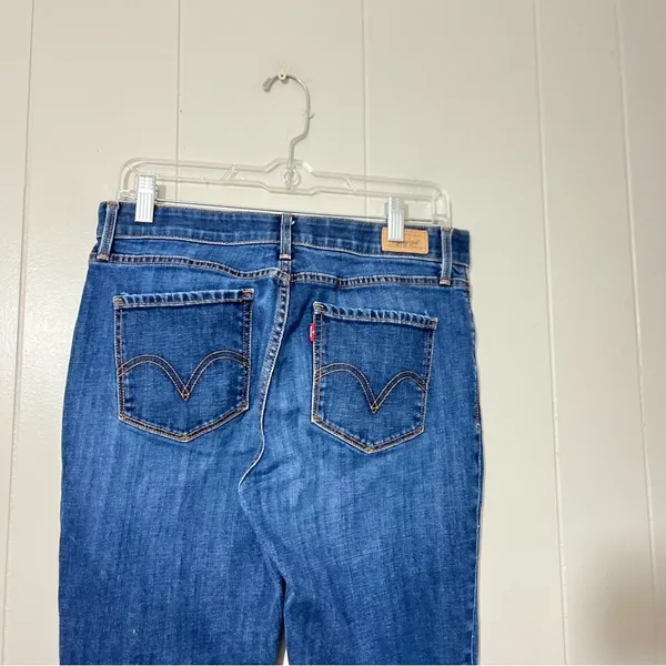 Levi’s 525 Perfect Waist Bootcut Jeans Women’s 8 Medium Wash Stretch Denim - Image 7