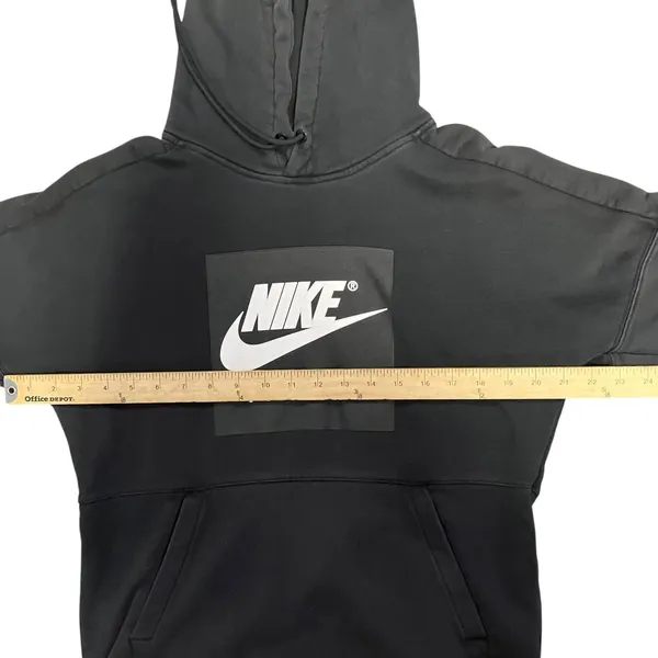 Nike Air Black Hoodie Size Small - Image 6