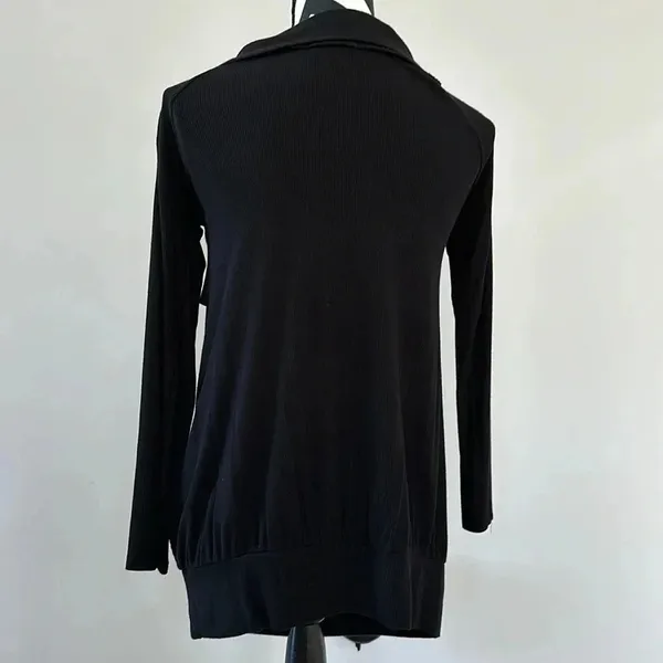 Cherish Black Long‎ Sleeve Top Sz LG - Image 3