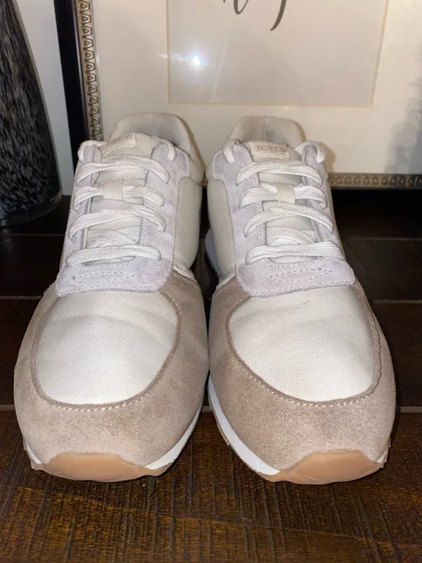 J. Crew Women's Suede Trainer Walking Sneakers Size 8 - Image 5