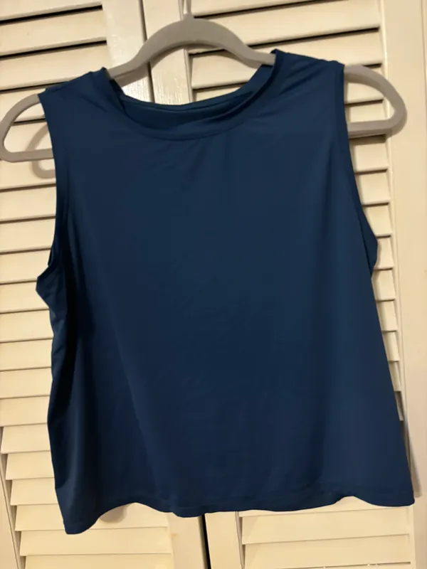 Muscle Tee Blue Size M - Image 2