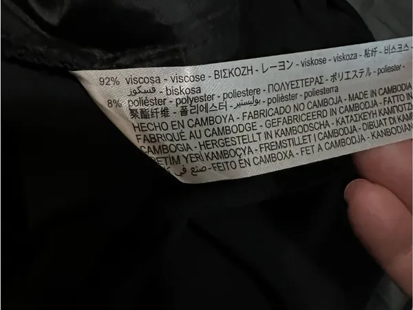 Zara NWT Black Paperbag High Rise Pleated Belted Tapered Trouser‎ Pants - Image 12