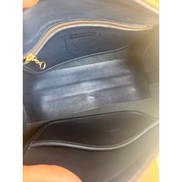 Coach Vintage Broadway Satchel Navy Blue Speedy Leather - Image 7