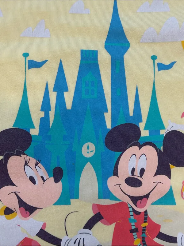 Disney Parks Play in the Park Yellow Pocket T Shirt XS Mickey Mouse Friends EUC - Image 4