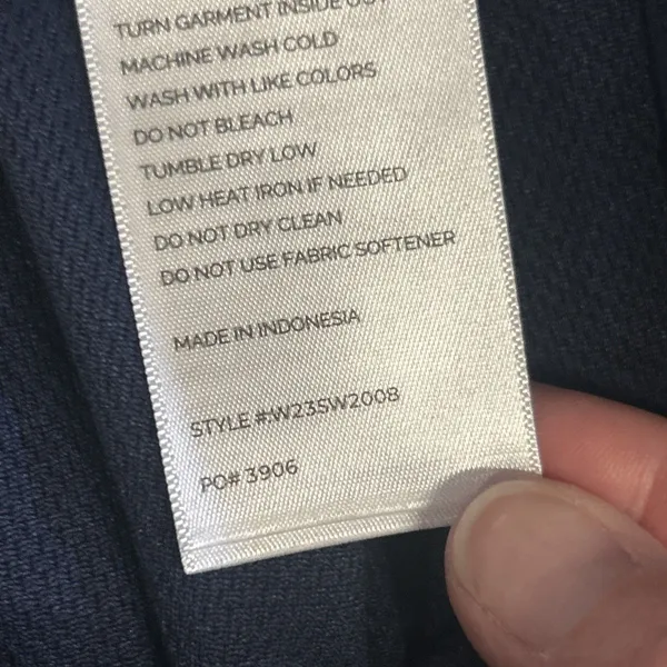 Figs Zamora Jogger Scrub Pants Medium Lined Navy Hospital Dental Medical Nurse - Image 5