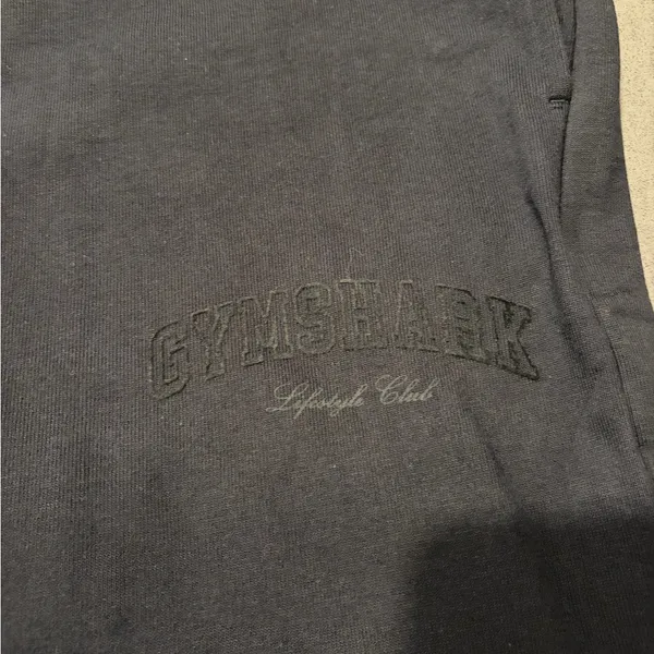 Gymshark Women’s Oversized Black Joggers Size Small Campus Classics NEW - Image 3