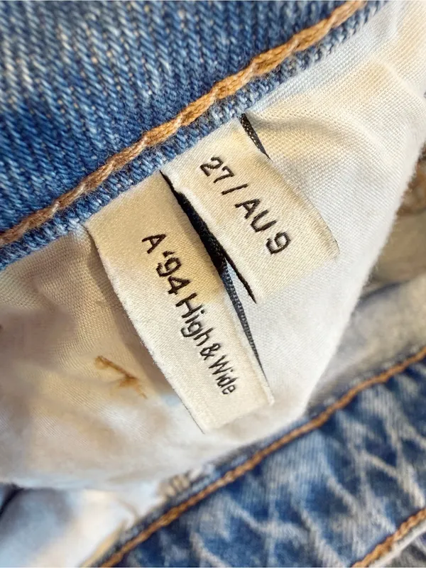 ABRAND JEANS A ‘94 High &‎ Wide Jeans size 27 Medium Wash - Image 7