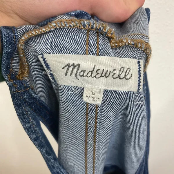 Madewell Skinny Overalls in Kemp‎ Wash Size Large - Image 3
