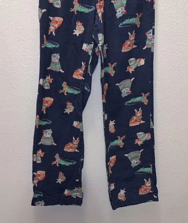 Old Navy blue animal print pajama pants - Image 3