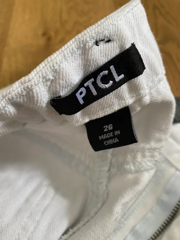Nordstrom White Cargo Jeans - Image 2