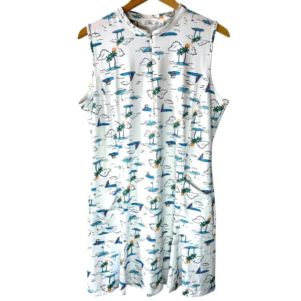 NWT Lady Hagen Golf Print Sleeveless Dress Tennis Golf Size XL - Image 5
