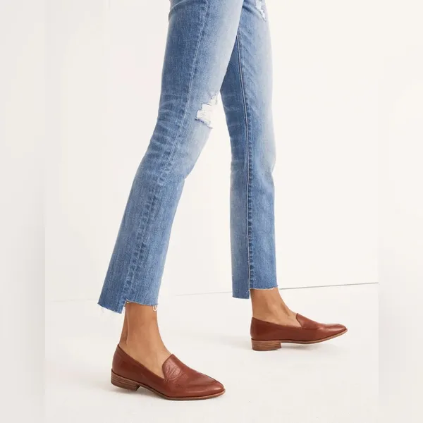 Madewell The High-Rise Slim Boyjean Step-Hem Edition Jeans 24‎ Casual Distressed - Image 7