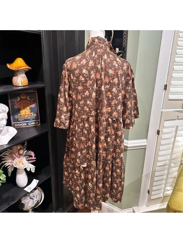Tuckernuck “Crawford” Rosewood Chintz Floral Dress – Size 3XL - Image 7