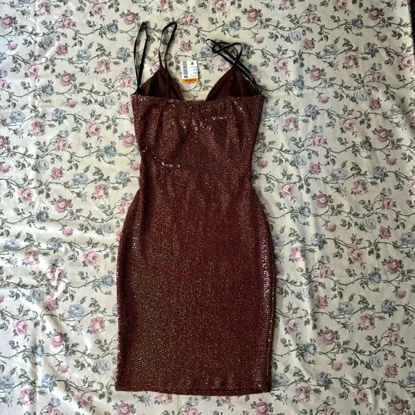 Sheer Dress Papaya  - Image 5