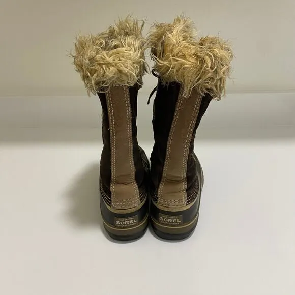 Sorel Joan of the Artic Winter Snow Boots Brown Size‎ 7 - Image 4